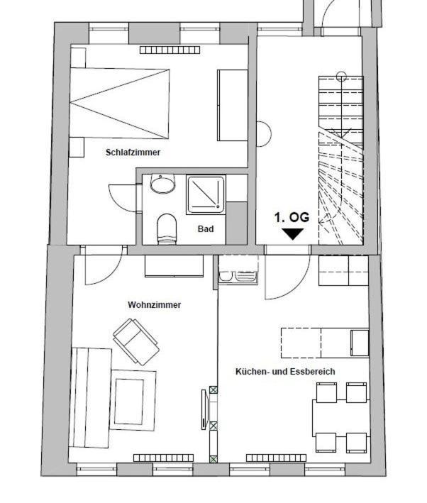 Apartment Pension Sternchen Erfurt Dış mekan fotoğraf
